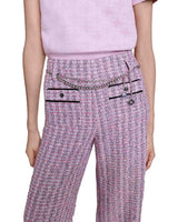 PINK WIDE LEG PANTS