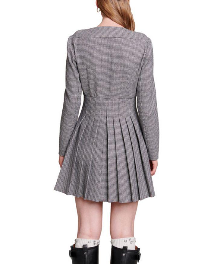 AIIZIE PLAID PLEATED SKIRT DRESS - product image