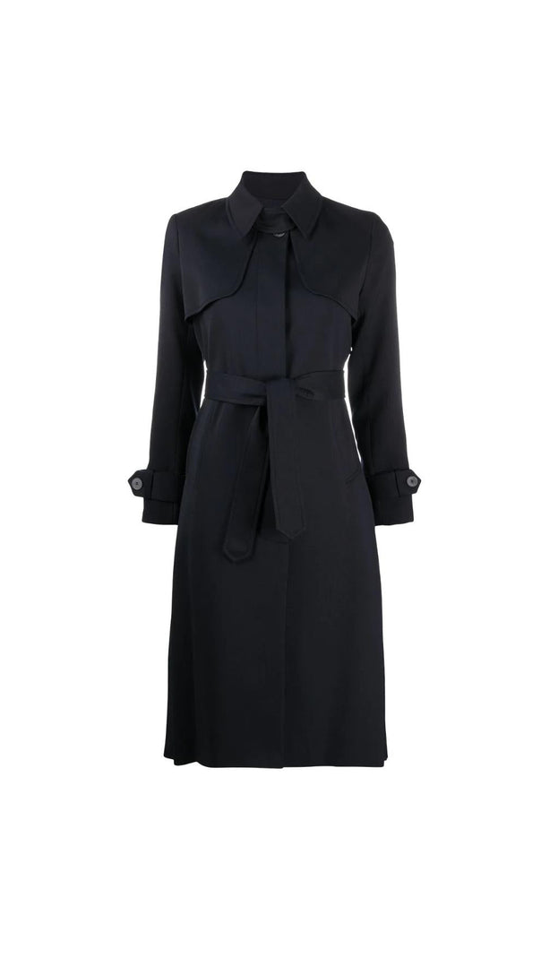 AIIZIE PLEAT-BACK TRENCH COAT - product image
