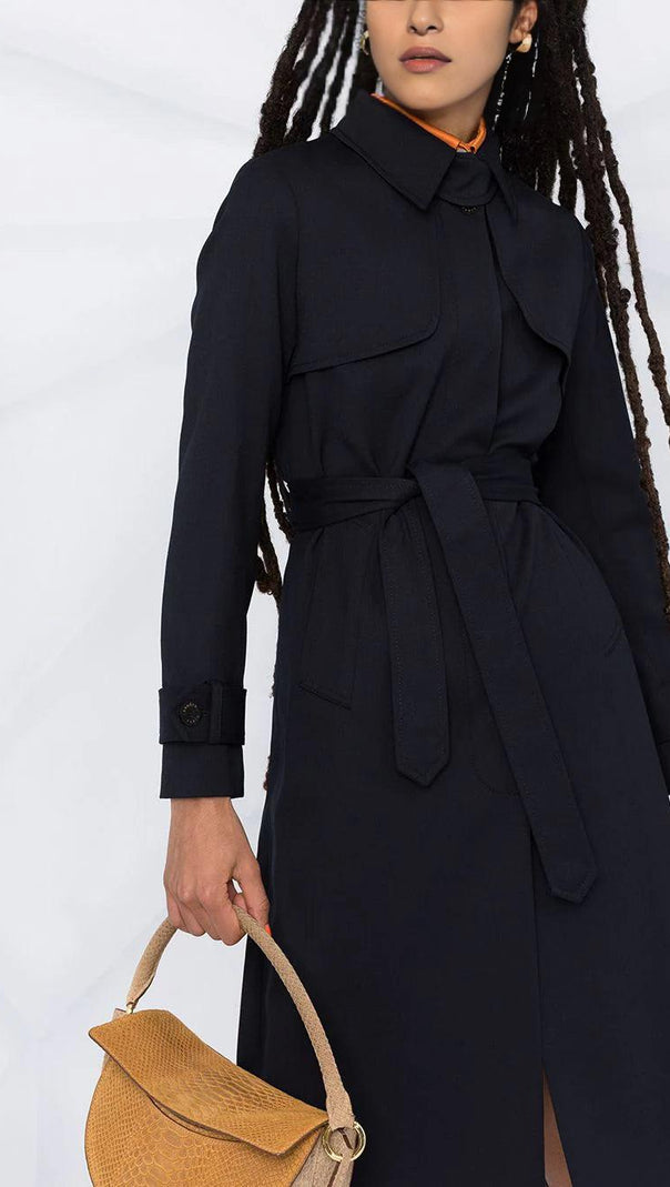AIIZIE PLEAT-BACK TRENCH COAT - product image