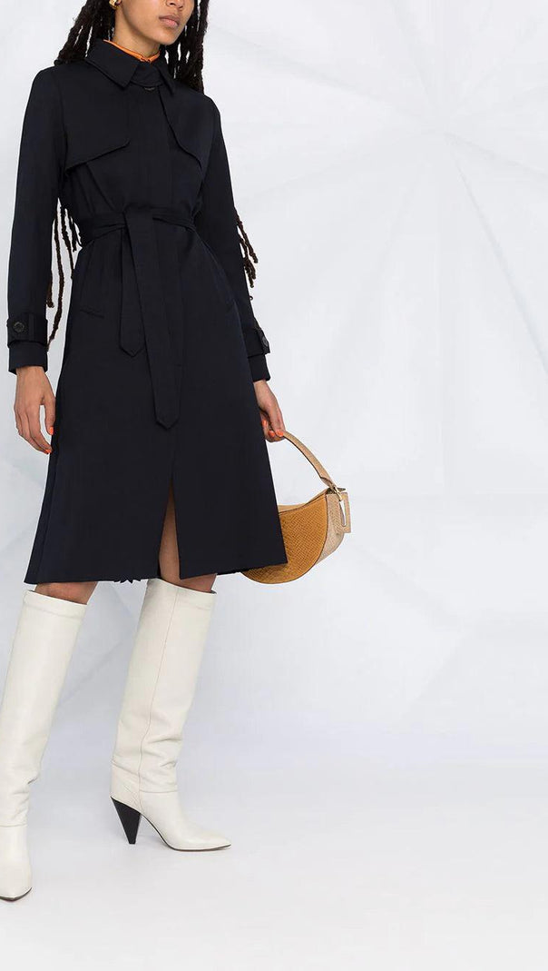 AIIZIE PLEAT-BACK TRENCH COAT - product image
