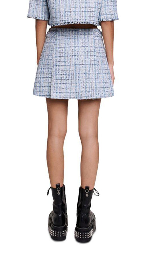 PLEATED MINI SKIRT