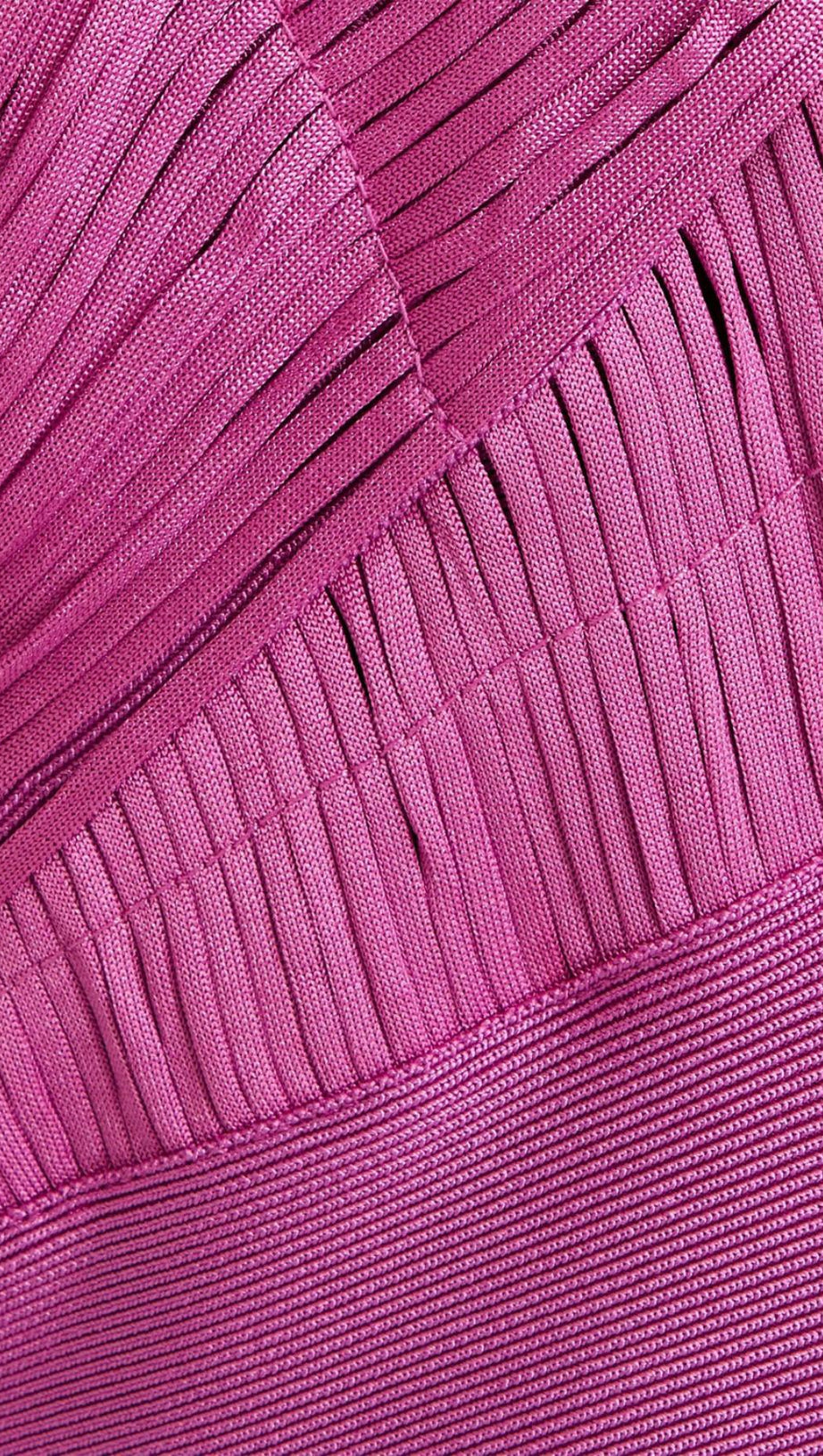 PLUNGING STRAPPY FRINGE DRESS