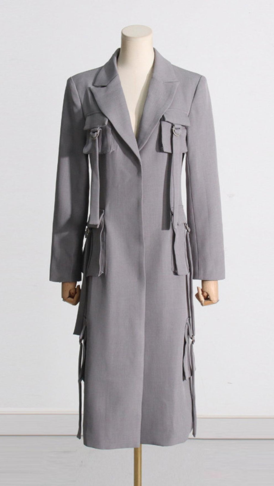 POCKET LONG BLAZER COAT