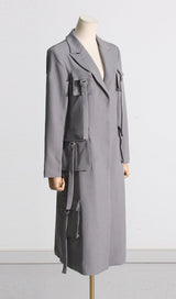 POCKET LONG BLAZER COAT