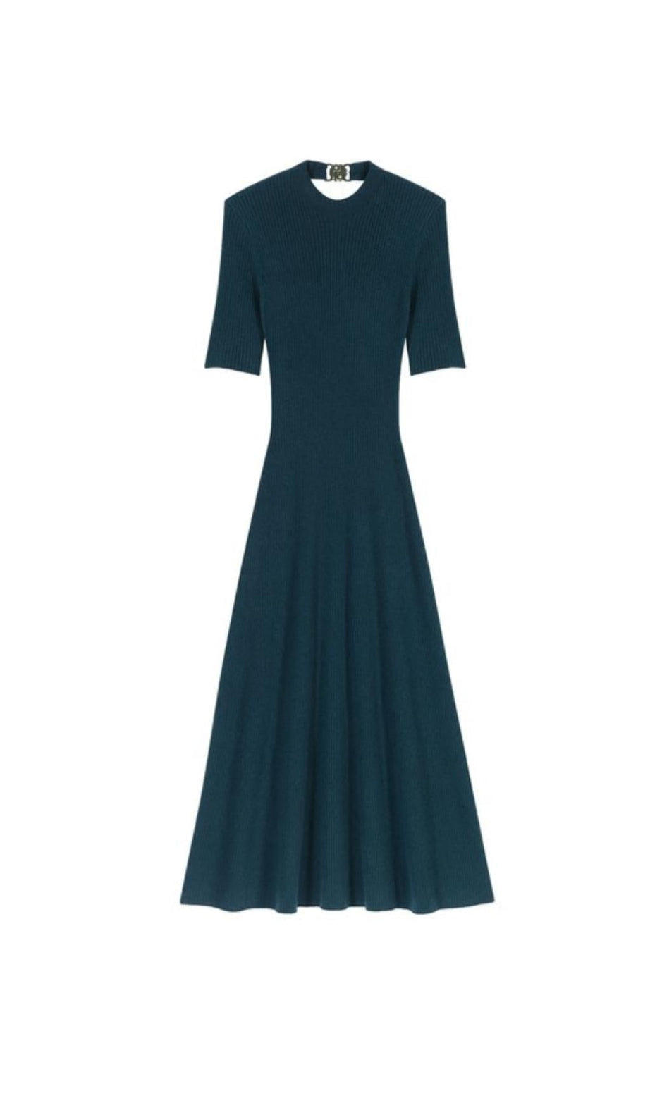 RIB KNIT DRESS