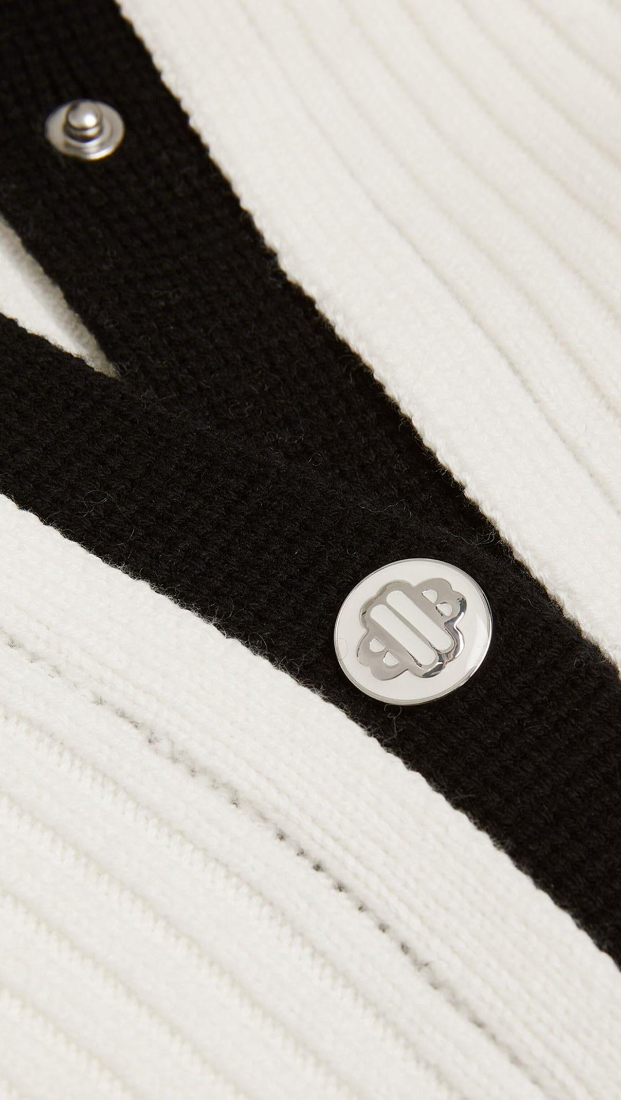 AIIZIE RIBBED CHAIN-DETAIL CARDIGAN - product image