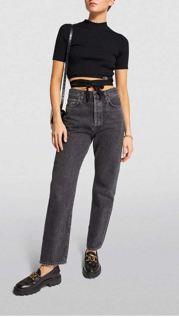 AIIZIE RIBBED CROP TOP - product image