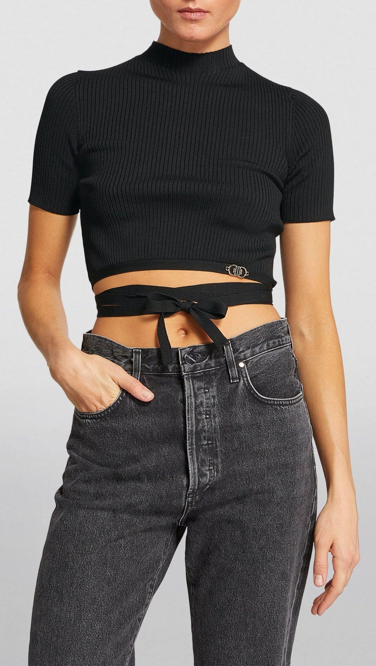 AIIZIE RIBBED CROP TOP - product image