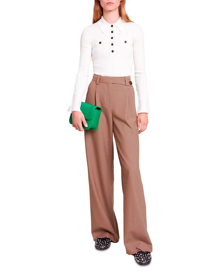 AIIZIE RIBBED KNIT POLO SHIRT - product image