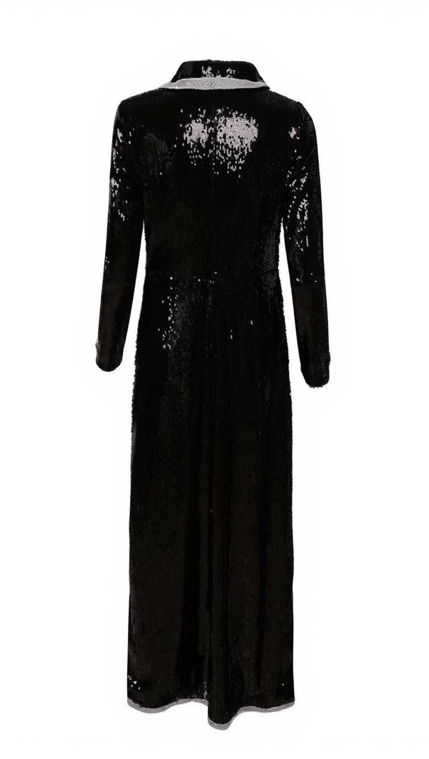 AIIZIE TAHIRA SEQUIN BLAZER MAXI DRESS - product image