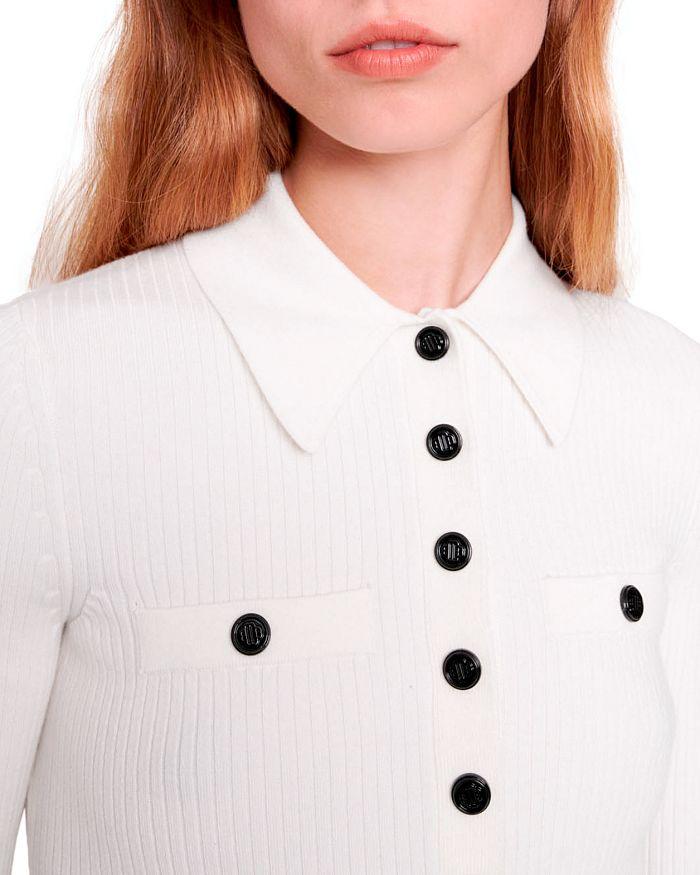 AIIZIE RIBBED KNIT POLO SHIRT - product image