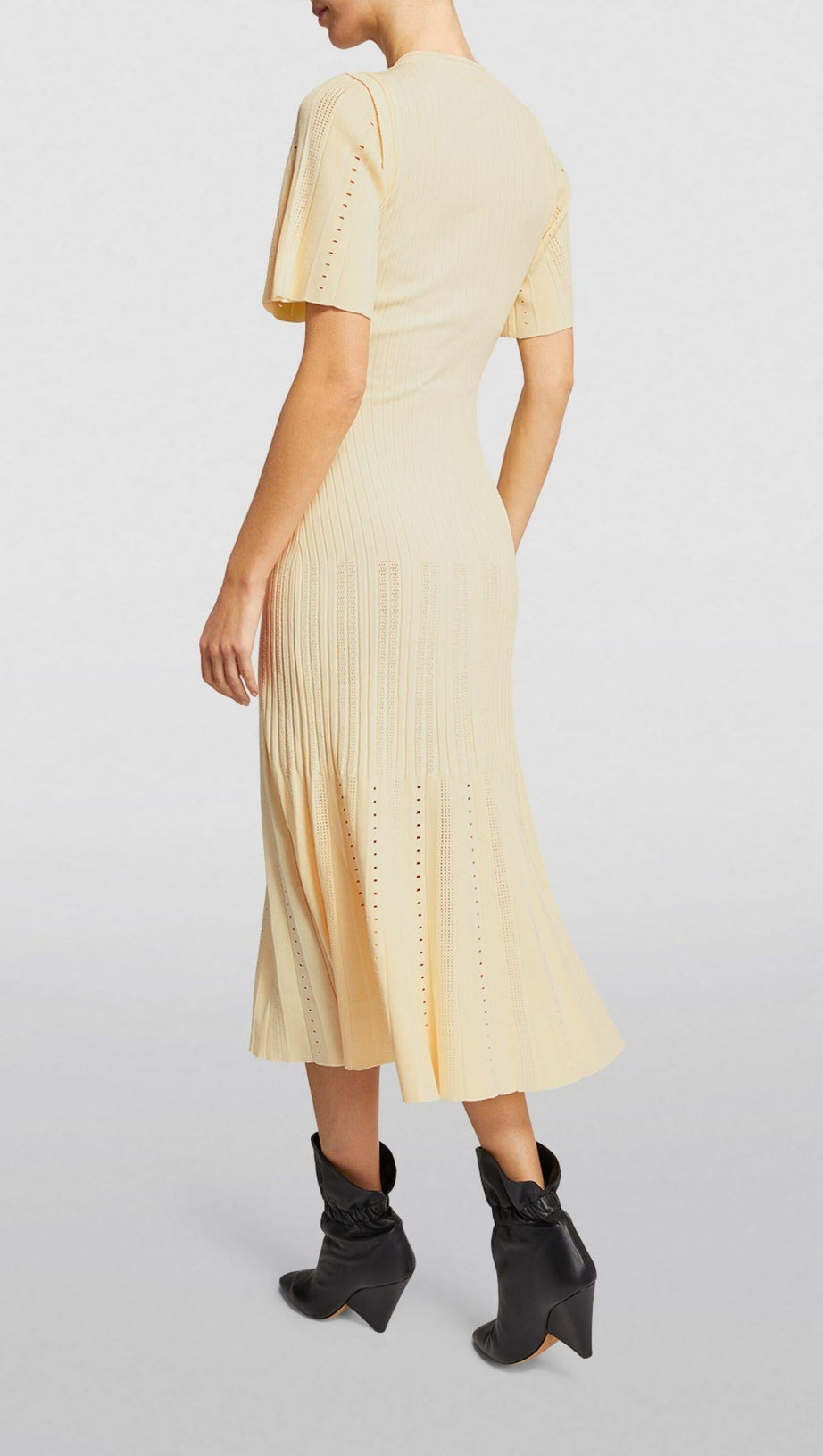RIBBED MIDI DRESS