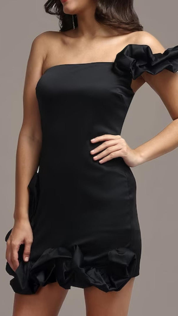 AIIZIE RUFFLED SHEATH MINI DRESS - product image