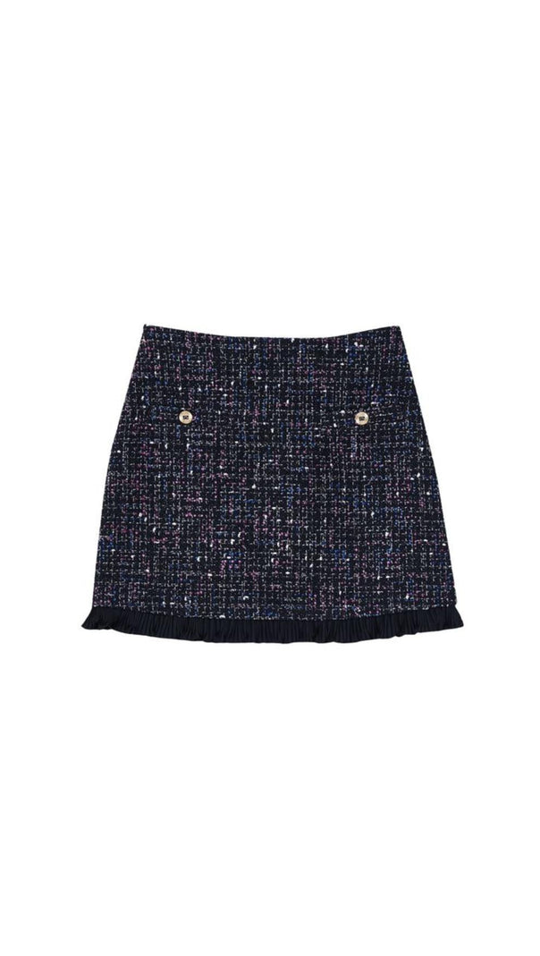 AIIZIE RUFFLED TWEED SKIRT - product image