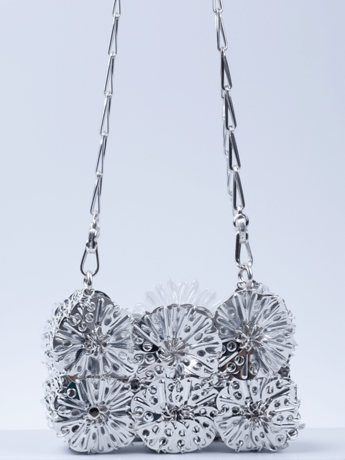 DELTA FLORAL CHAINMAIL BAG