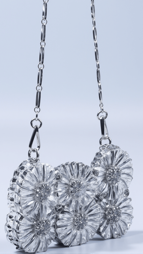 AIIZIE DELTA FLORAL CHAINMAIL BAG - product image