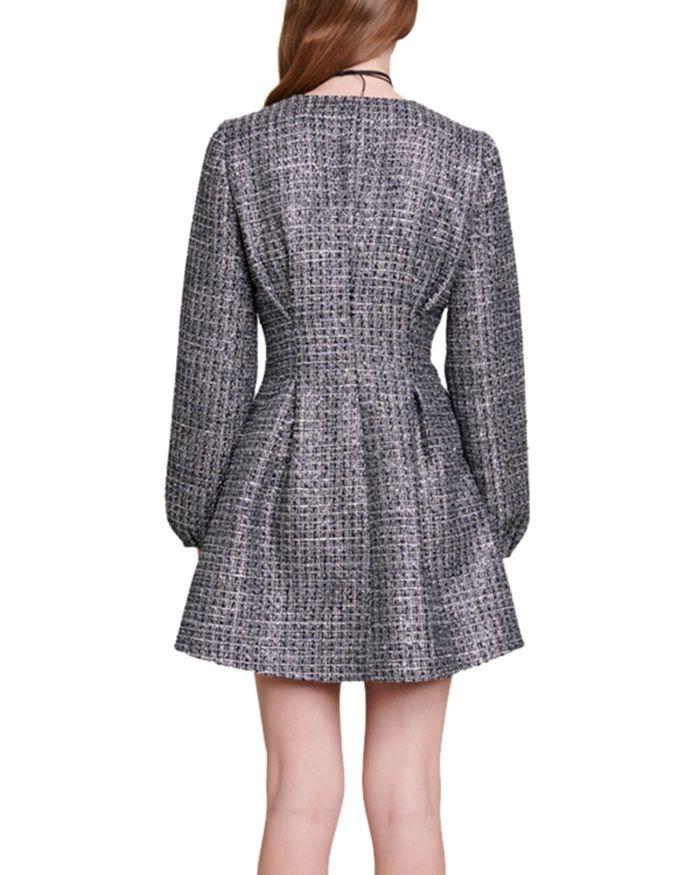 AIIZIE LONG SLEEVE SEQUINED MINI DRESS - product image