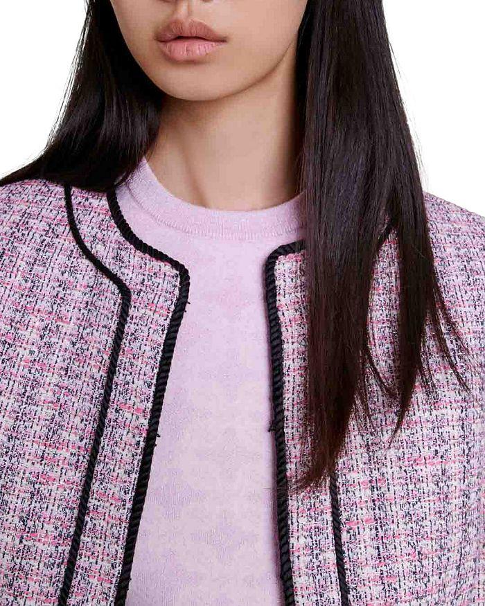 AIIZIE LONG-SLEEVE TWEED BOUCLE JACKET - product image