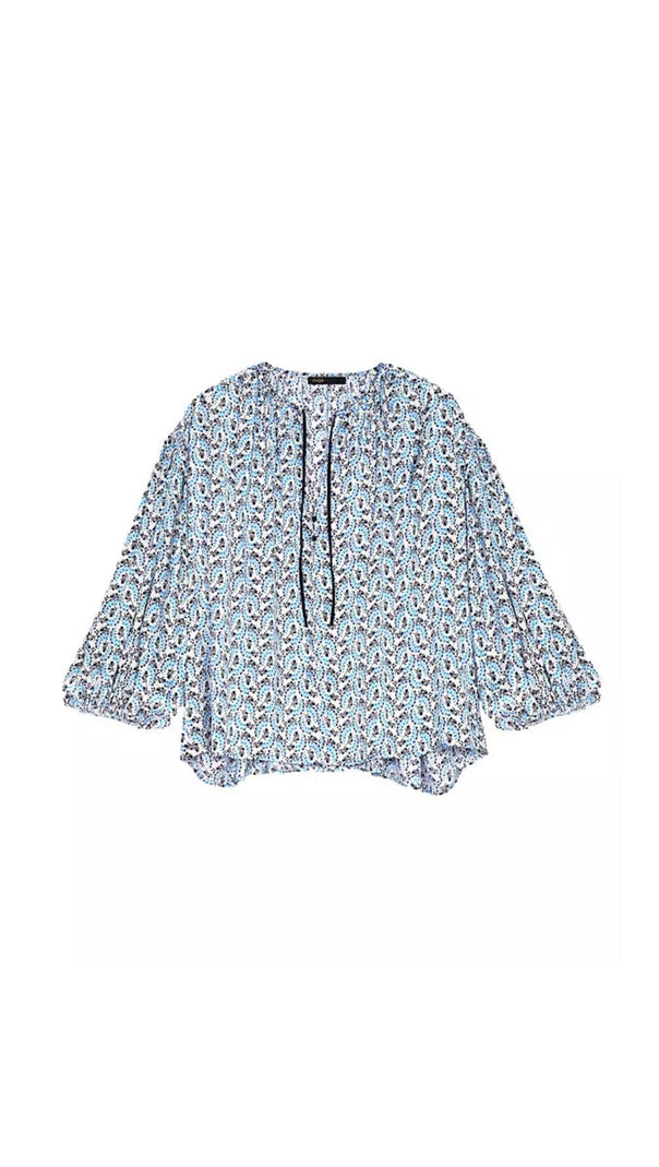 AIIZIE LOOSE-FITTING SATIN BLOUSE - product image