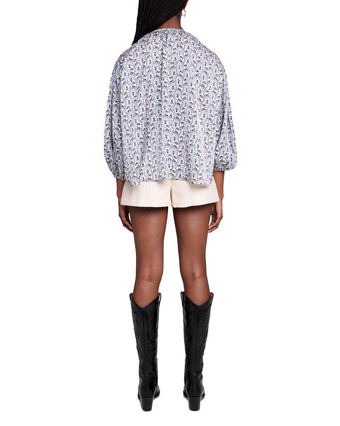 AIIZIE LOOSE-FITTING SATIN BLOUSE - product image