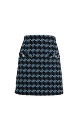 MARTY TWEED MINI SKIRT