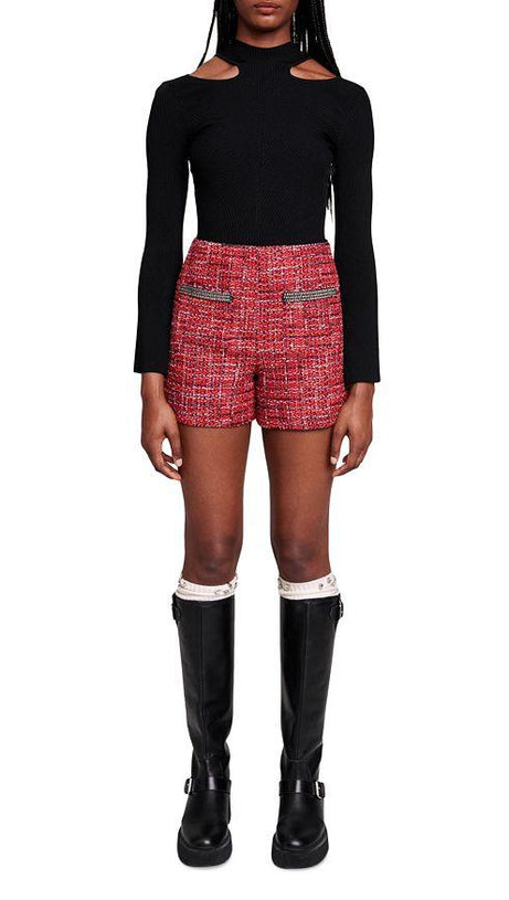 Shorts mit mittlerer Bundhöhe 