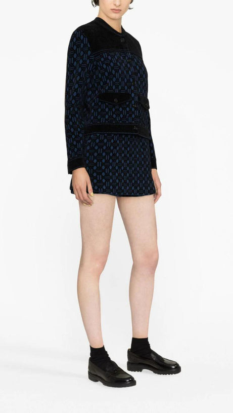 BOMBERJACKE MIT MONOGRAMMMUSTER 