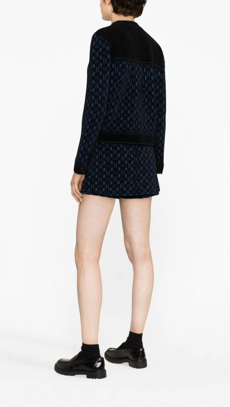 BOMBERJACKE MIT MONOGRAMMMUSTER 