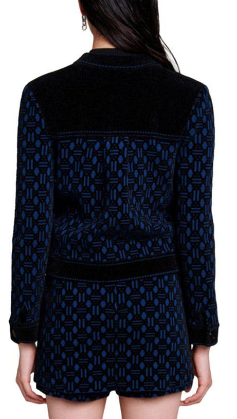 BOMBERJACKE MIT MONOGRAMMMUSTER 