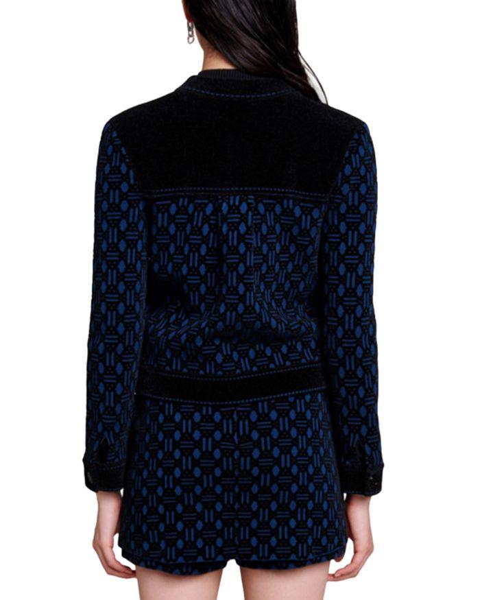 Monogram-Pattern Bomber Jacket