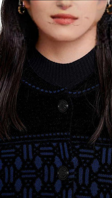 BOMBERJACKE MIT MONOGRAMMMUSTER 