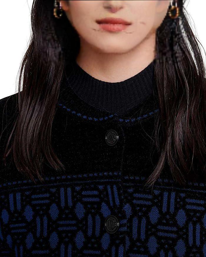 Monogram-Pattern Bomber Jacket