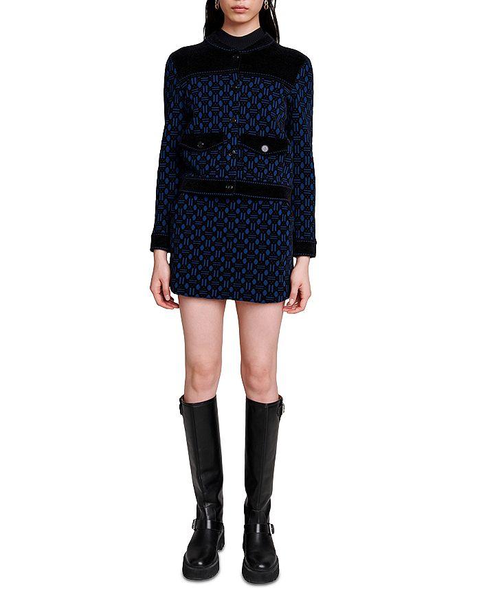 Monogram-Pattern Bomber Jacket