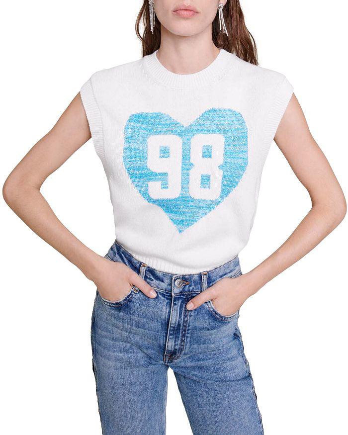 AIIZIE MYHEART SLEEVELESS SWEATER - product image