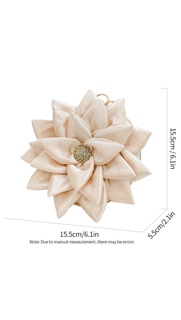 AIIZIE FLOWER & RHINESTONE DECOR CLUTCH - product image