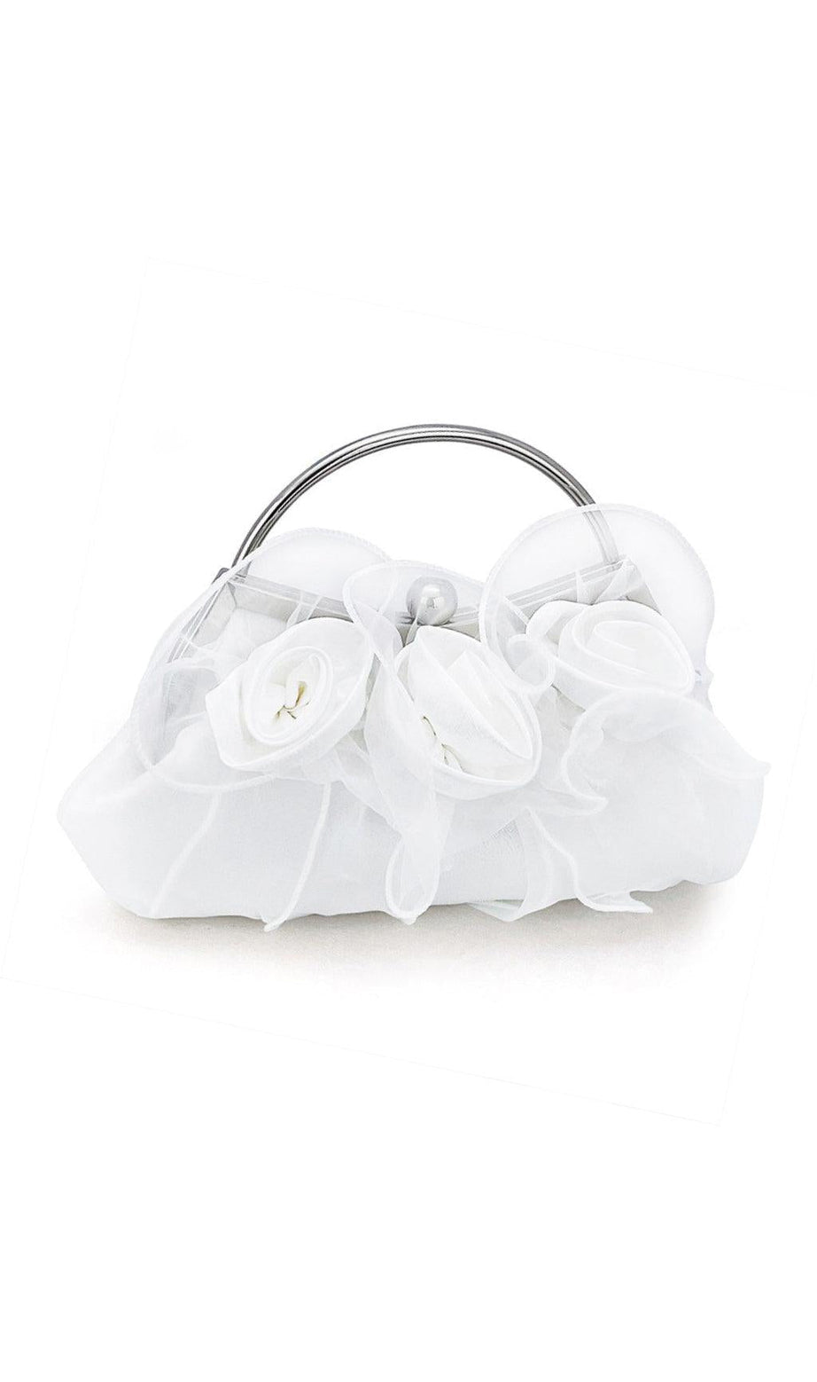 Clutch mit Blumenverzierung