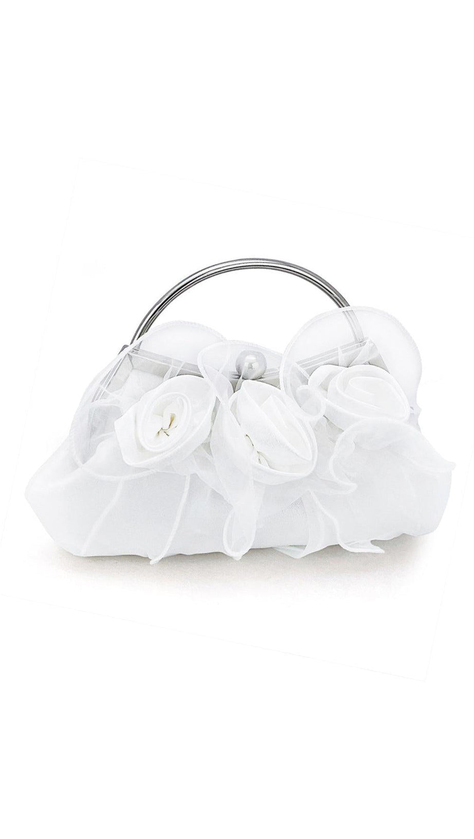 POCHETTE DECORATA CON FIORI