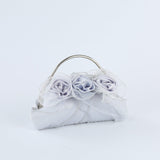 FLOWER EMBELLISHED CLUTCH