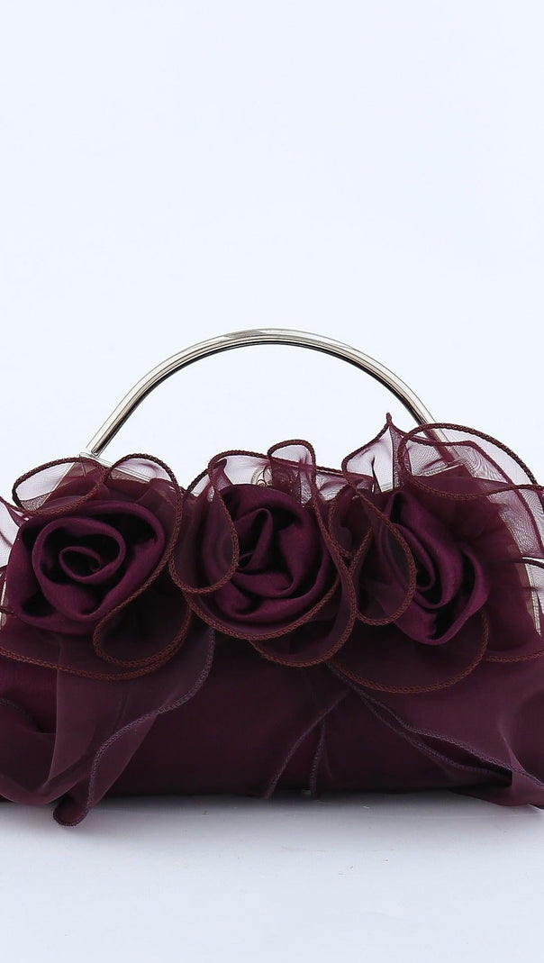AIIZIE FLOWER EMBELLISHED CLUTCH - product image