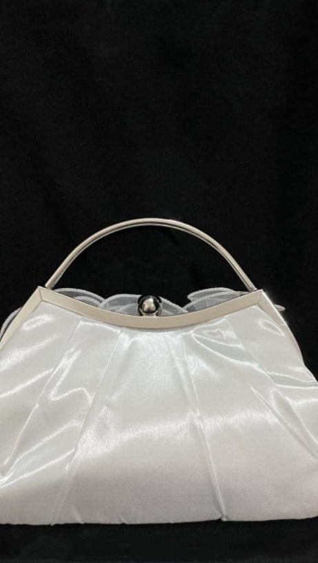 FLOWER EMBELLISHED CLUTCH