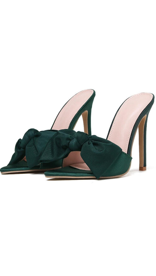 AIIZIE FOREST BOW-DETAIL MULES - product image
