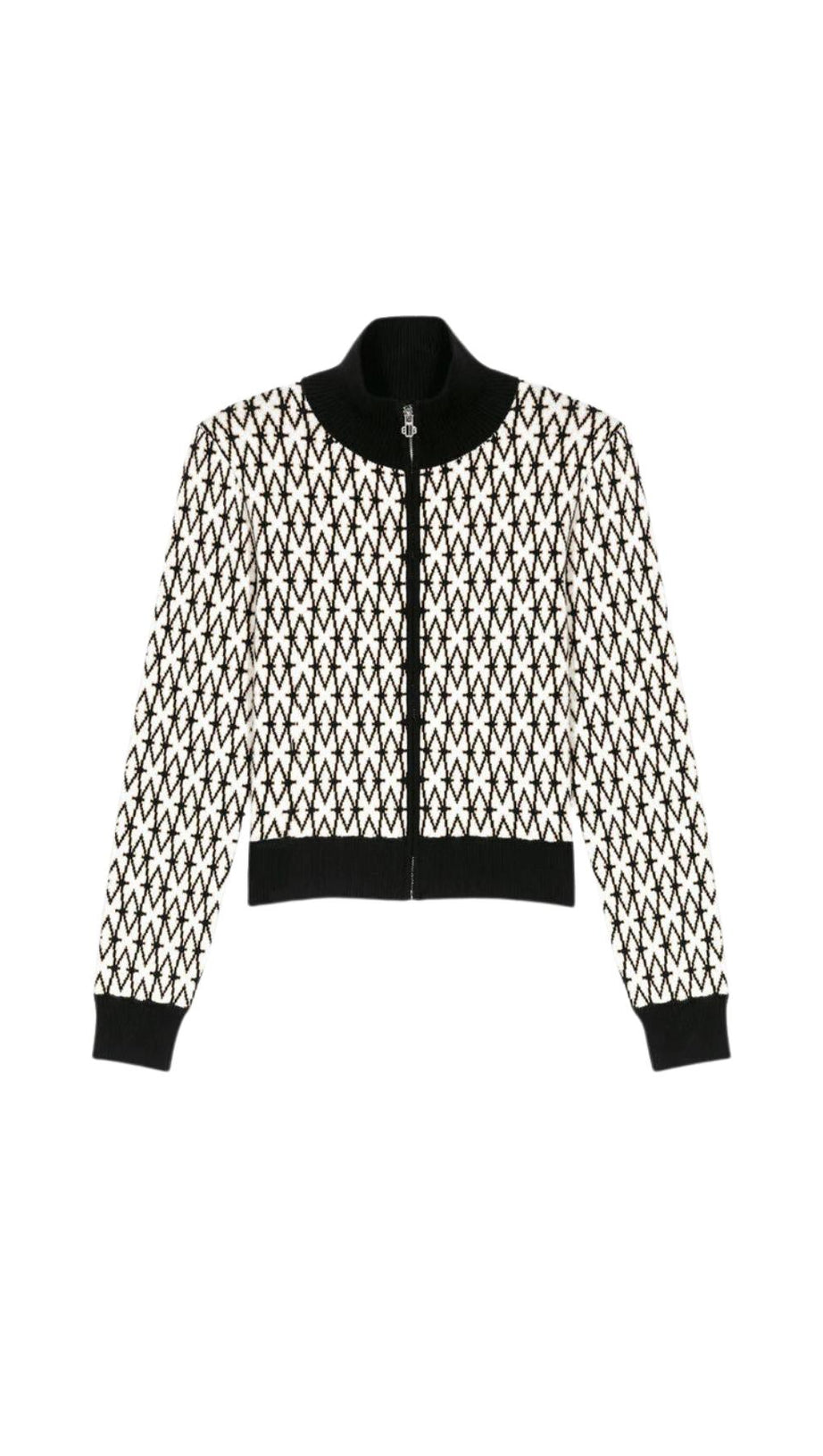 MAGLIONE CON ZIP FRONTALE 