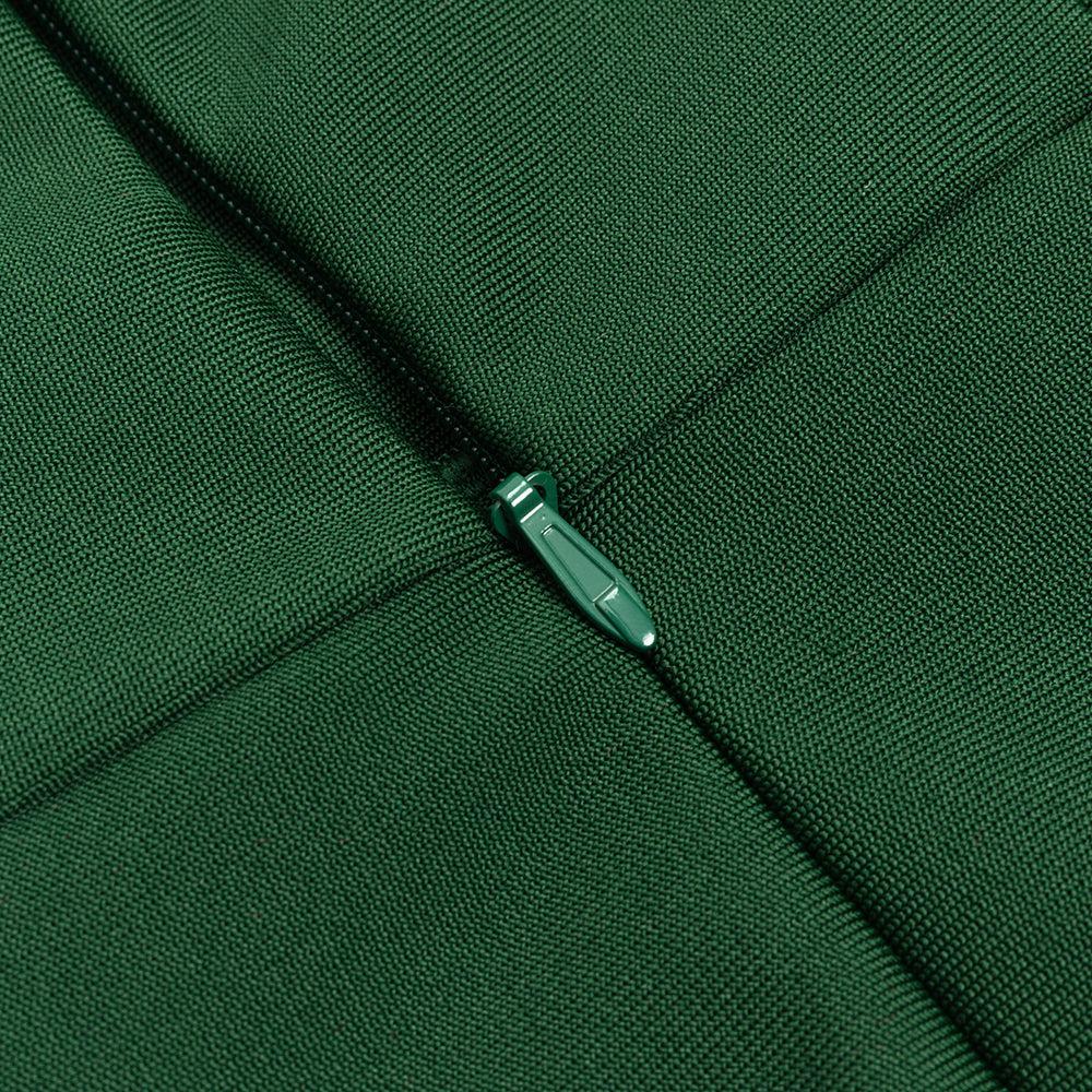 AIIZIE GREEN LONG SLEEVE RUCHED MIDI DRESS - product image
