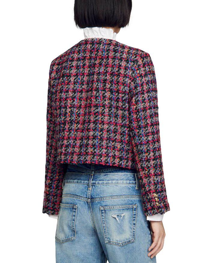 AIIZIE GREY PINK TWEED JACKET - product image