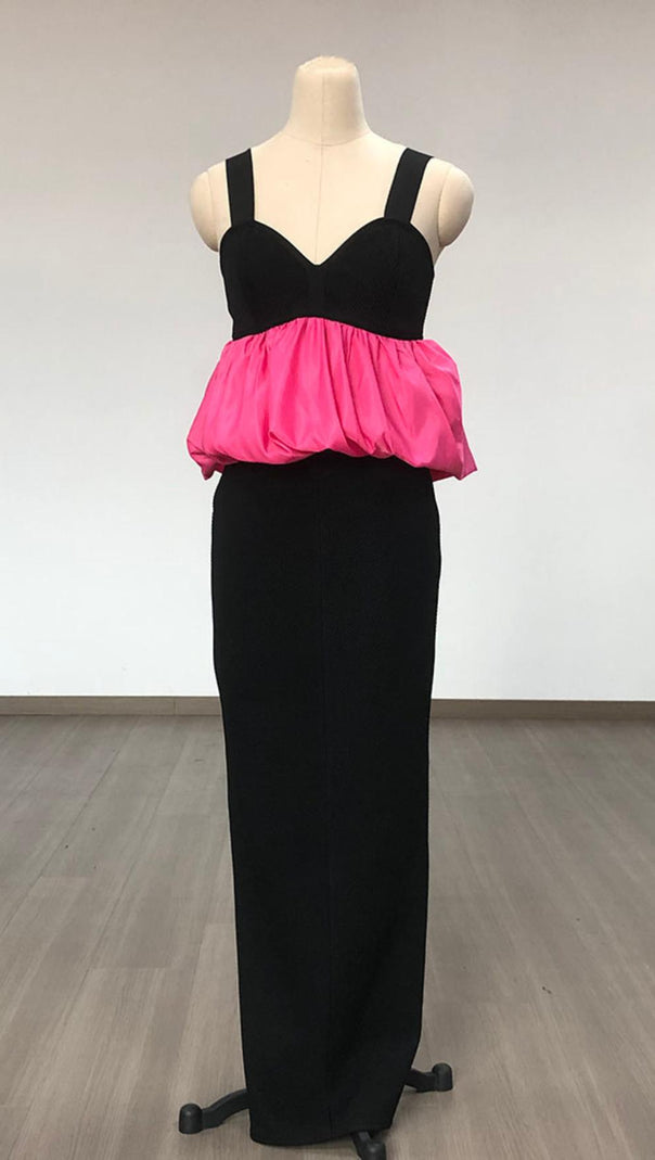 AIIZIE HALTER BANDAGE MAXI DRESS - product image