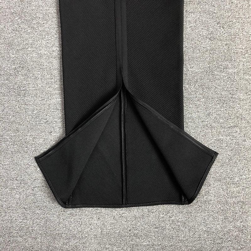 ABITO LUNGO CON BENDAGGIO E HALTER 