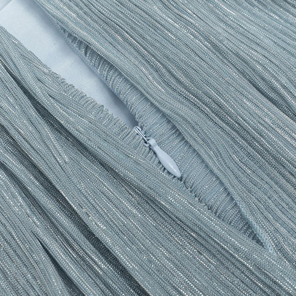 Neckholder-Crêpe-Bandage-Minikleid 