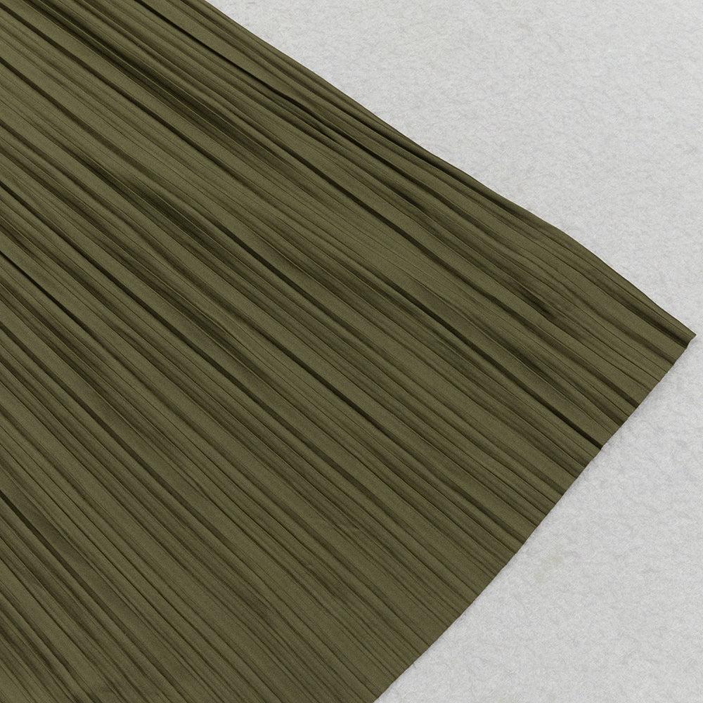 AIIZIE HALTER CUT OUT RUCHED MAXI DRESS - product image