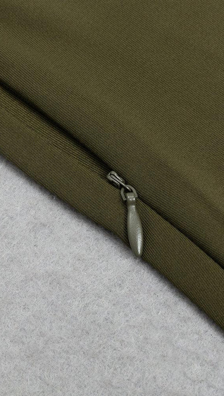 HALTER CUT OUT RUCHED MAXI DRESS